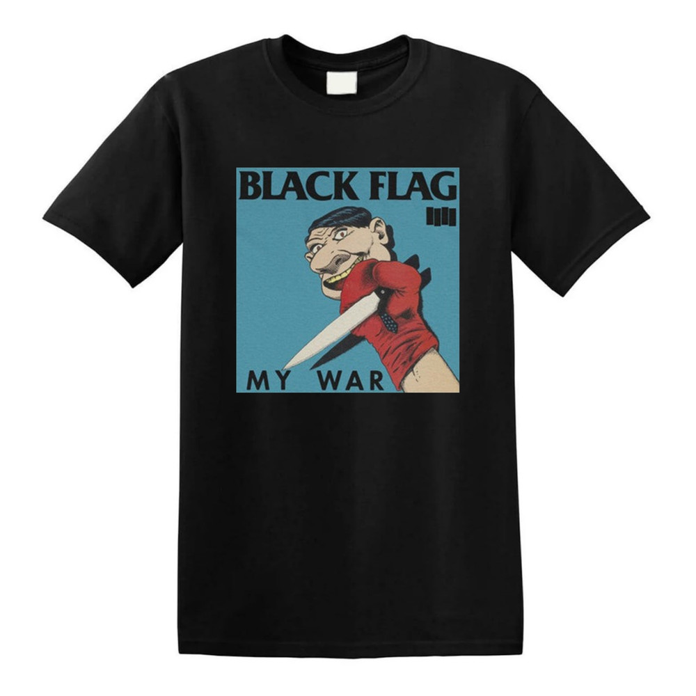 Black Flag T-Shirt My War SoCal Hardcore Henry Rollins Greg Ginn Circle Jerks Dead Kennedys T-Shirt.jpg