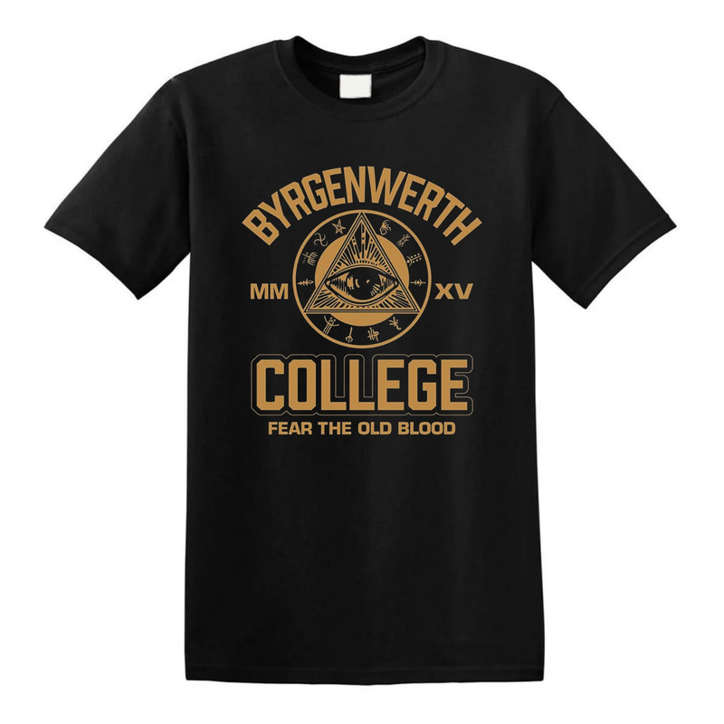 Byrgenwerth College T Shirt Epic Gamer t Shirt Gaming tees Bloodborne Retro Tee.jpg