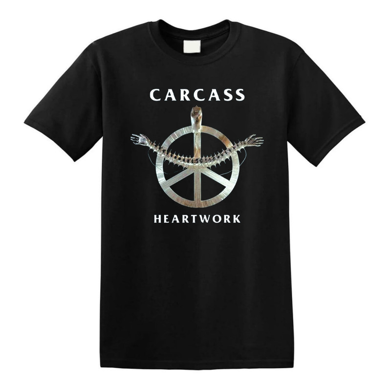 Carcass Heartwork T-Shirt, Carcass Death Metal Band Tee.jpg
