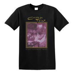 cocteau twins t-shirt, cocteau twins pearly dewdrops' drops 1986 tee