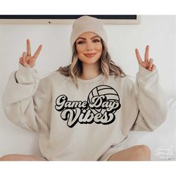 game day vibes volleyball svg, png, fall sport svg, volleyball svg, volleyball mom svg, game day svg, volleyball vibes s