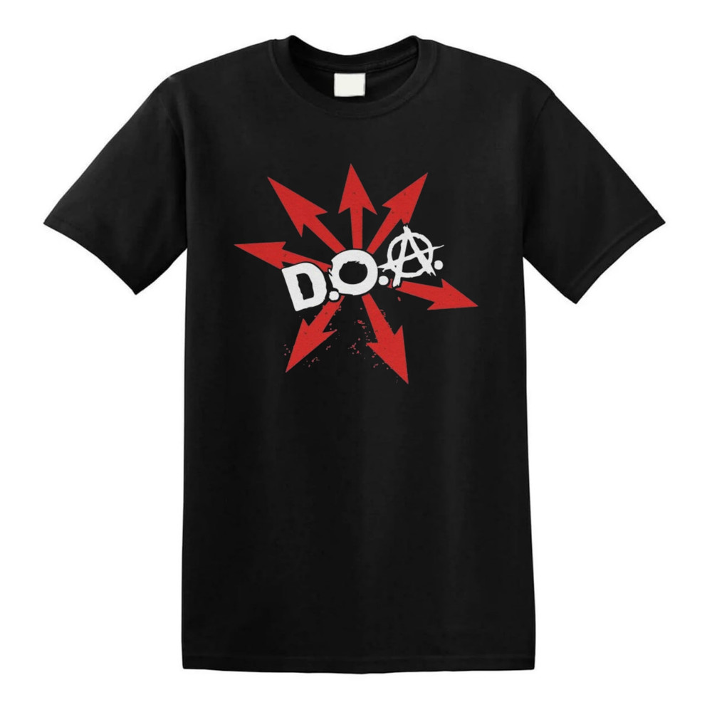DOA T Shirt, Hardcore Punk Canadian Punk 80's Punk Black Flag The Circle Jerks TSOL Adolescents.jpg