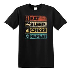 eat sleep chess repeat chess player t-shirt
