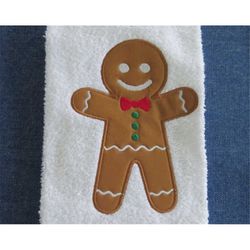 The Gingerbread Boy Applique Embroidery Designs - 2 sizes - CUSTOM  REQUEST WELCOME
