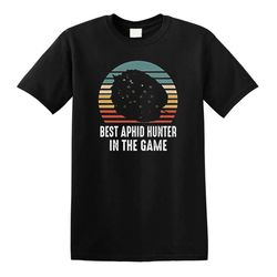 funny house plant aphid hunter succulent garden indoor sun short-sleeve unisex t-shirt