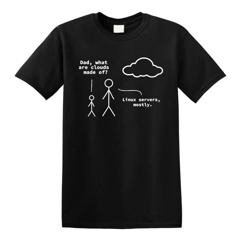 Funny Linx Developer Cloud Quote Computer Scienc Classic T-Shirt.jpg
