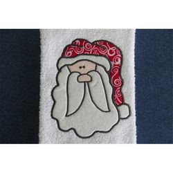Christmas Santa Face Applique Embroidery Designs - 2 sizes - CUSTOM  REQUEST WELCOME