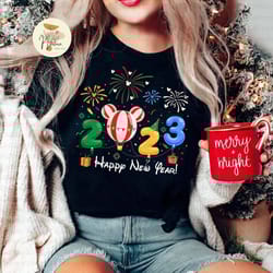 disney new year shirt, disney new year 2023 shirt, mickey new year shirt, disney happy new year 2023 shirt, disney ballo