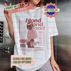 frank ocean blond album shirt , frank blond vintage 90s style graphic shirt , blond shirt , frank ocean merch, cute fan