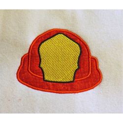 Fireman Helmet Applique Embroidery Designs - 2 Sizes - CUSTOM  REQUEST WELCOME