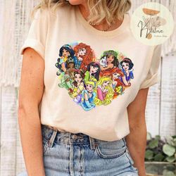 disney princess shirt, watercolor castle disney tee, disney girls trip, princess shirt, princess castle, disney family t