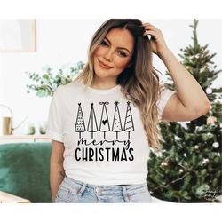Merry Chirstmas Svg, Png, Christmas Svg, Christmas Shirt Svg, Christmas Trees Svg, Merry And Bright Svg, Merry Christmas