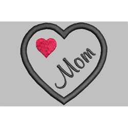 2.5' Heart Memory Patch Applique - Dad - Pes Jef Sew Hus Vip Exp XXX Dst Vp3-Instant Download Instructions to Make