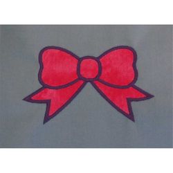 Bow Applique Embroidery Designs - 4 sizes - CUSTOM  REQUEST WELCOME