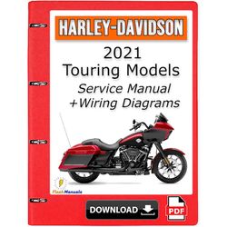2021 Harley Davidson Touring Models Service Repair Manual ,Wiring Diagrams - Instant Download