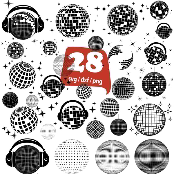 Disco Ball svg, Discoball svg, retro svg, groovy svg, disco - Inspire ...