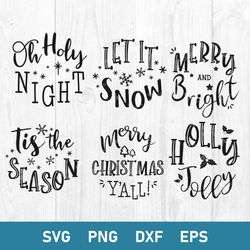 bundle christmas ornament svg, ornament svg, merry christmas svg, png dxf eps file