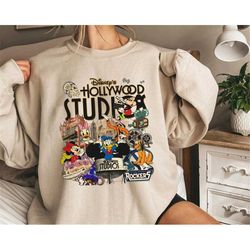 mickey and friends studio walt disney disneyland 2023 t-shirt disney trip 2023 sweatshirt hoodie vacation 2023