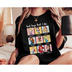 ariel snow white cinderrela jasmine belle walt disney disneyland 2023 t-shirt disney trip 2023 sweatshirt hoodie vacatio