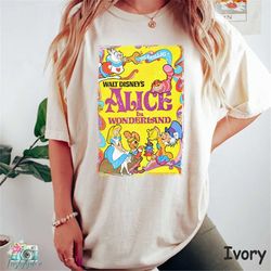 alice in wonderland comfort colors shirt, disney princess shirt, disney shirt,vintage disney shirt, magic kingdom shirt,