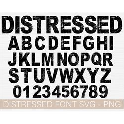 distressed font svg, grunge font svg, distressed alphabet svg, grunge font png file, distressed numbers svg, vintage fon