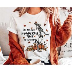its the most wonderful time of the year t-shirt skeleton dance 2023 sweatshirt hoodie vacation 2023 gift for men women