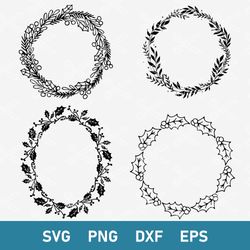 christmas wreath bundle svg, holly wreath svg, christmas svg, png dfx eps digital file