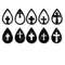 Cross Tear Drop Earrings Bundle Svg, Cross Tear Drop Earrings Svg, Cross Tear Drop Earrings Clipart, Cross Tear Drop Earrings Cricut, Instant Download.jpg