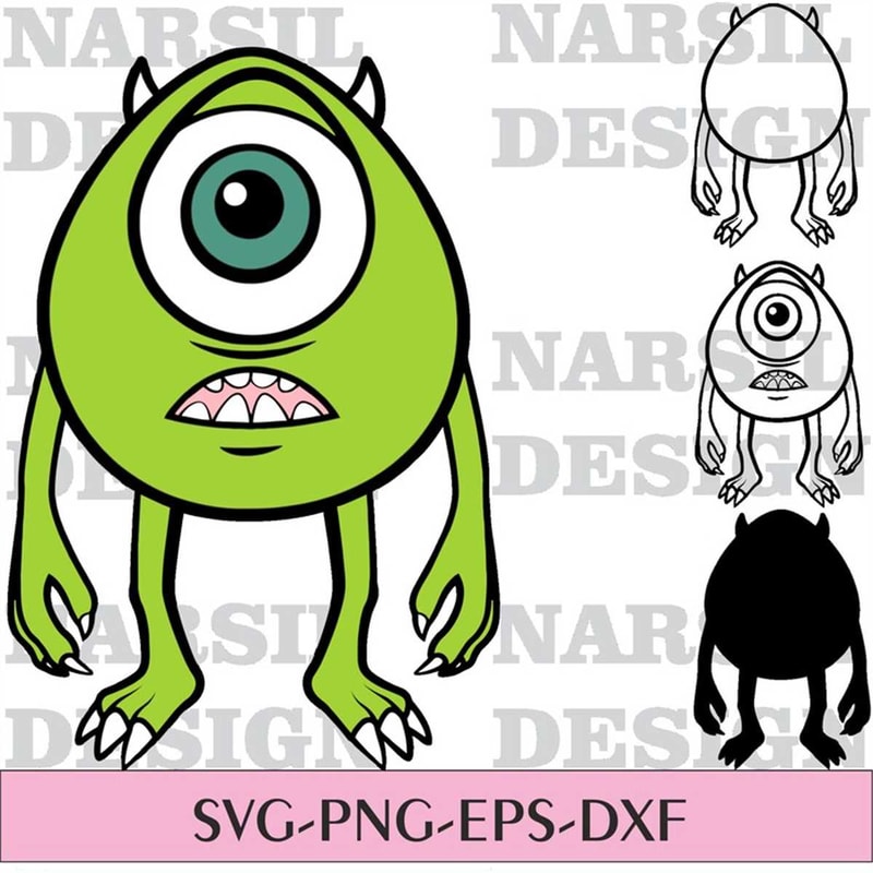 Layered Monster LAYERED Monster SVG Drawing Png Eps svg files for cricut sv | Inspire ...