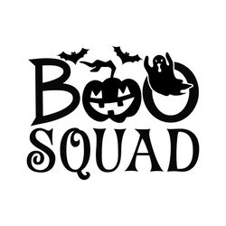 boo squad svg, halloween svg, best halloween svg, halloween ghost svg, pumpkin svg