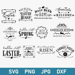 easter svg, easter egg svg, easter bunny svg, easter basket svg, hello spring svg, png dxf jpg digital file