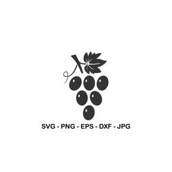 grape svg,vine svg,wine svg,instant download,svg, png, eps, dxf, jpg digital download