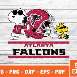 Atlanta Falcons Snoopy Nfl Svg , Snoopy  NfL Svg, Team Nfl Svg 02