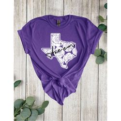 stephen f. austin shirt, sfa spirit shirt, texas rose design