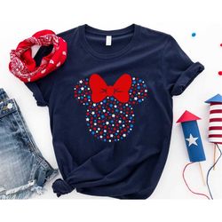 4th of july minnie usa flag patriotic patriot t-shirt patriotic 2023 sweatshirt hoodie independence us flag vacation 202