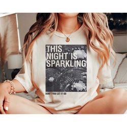 this night sparkling shirt disco balls 70s 80s concert 2023 sweatshirt hoodie gift for men women