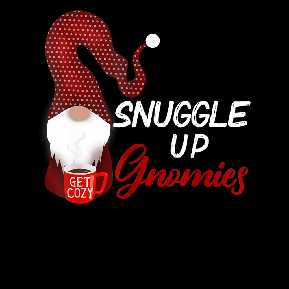 Tu Merry Christmas Gnomes With Coffee Xmas Costume T-Shirt.jpg