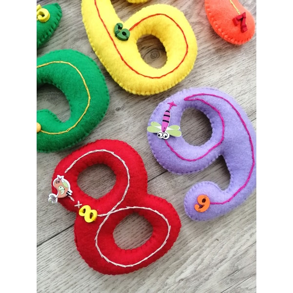 Soft Numbers Soft Number set for kids Large numbers 0-9 Learning to count | Inspire ...