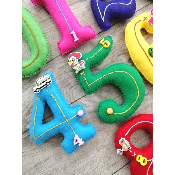 Soft Numbers Soft Number set for kids Large numbers 0-9 Learning to count | Inspire ...