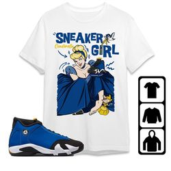 aj 14 laney unisex t-shirt, tee, sweatshirt, hoodie, cinderella sneaker, shirt to match sneaker