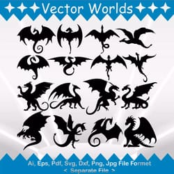 dragon svg, dragons svg, animal, anime, svg, ai, pdf, eps, svg, dxf, png, vector