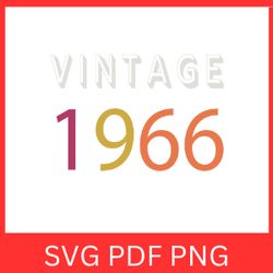 vintage 1966 retro svg | vintage 1966 svg design | vintage 1966 sublimation designs | printable art | digital download