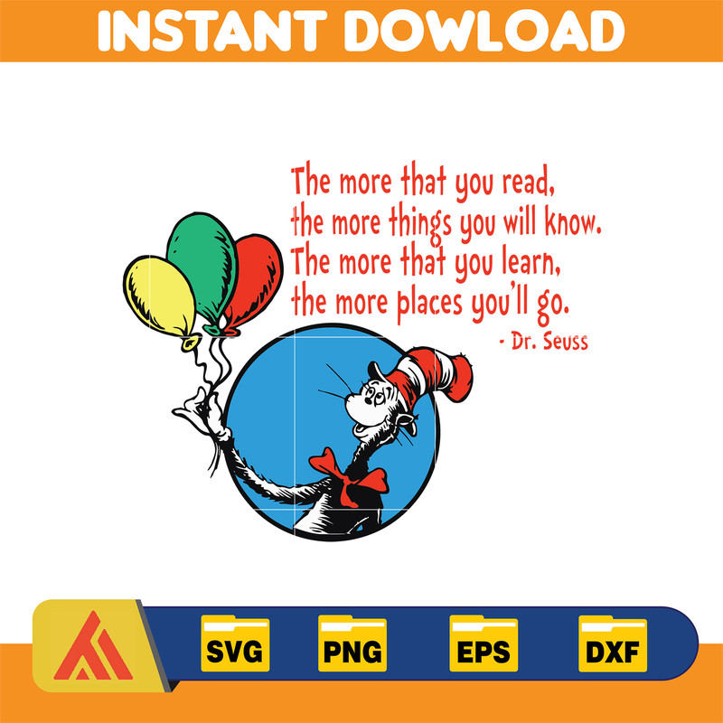 Dr Seuss Svg, Cat In The Hat SVG, Dr Seuss Hat SVG, Green Eggs And Ham Svg, Dr Seuss for Teachers Svg, Cricut, Thing Svg (324).jpg