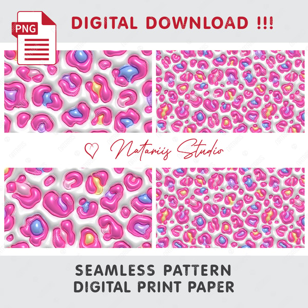 Seem Less Barbie Pattern Seamless Tileable Pattern Barbie Style 3D Inflated Puff - Inspire Uplift