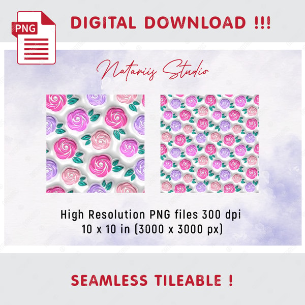 Seem Less Barbie Pattern Seamless Tileable Pattern Barbie Style 3D Inflated Puff - Inspire Uplift