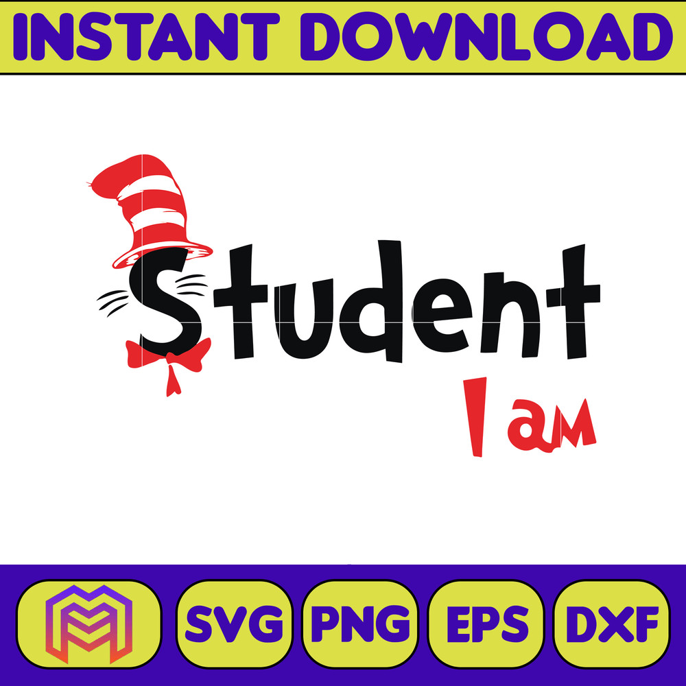 Dr Seuss Svg, Cat In The Hat SVG, Dr Seuss Hat SVG, Green Eggs And Ham Svg, Dr Seuss for Teachers Svg, Cricut, Thing Svg (223).jpg