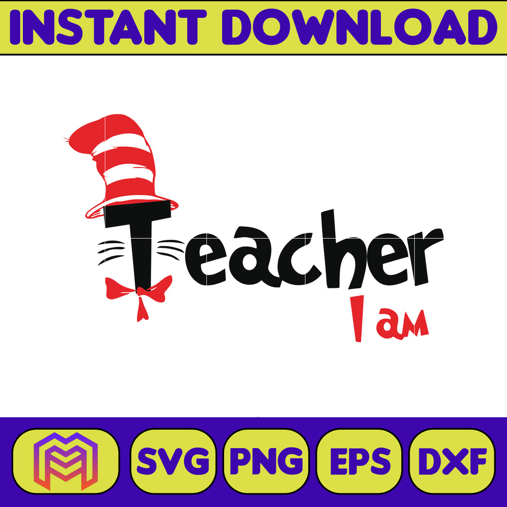 Dr Seuss Svg, Cat In The Hat SVG, Dr Seuss Hat SVG, Green Eggs And Ham Svg, Dr Seuss for Teachers Svg, Cricut, Thing Svg (226).jpg