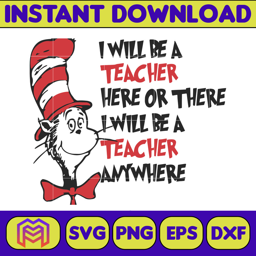 Dr Seuss Svg, Cat In The Hat SVG, Dr Seuss Hat SVG, Green Eggs And Ham Svg, Dr Seuss for Teachers Svg, Cricut, Thing Svg (231).jpg