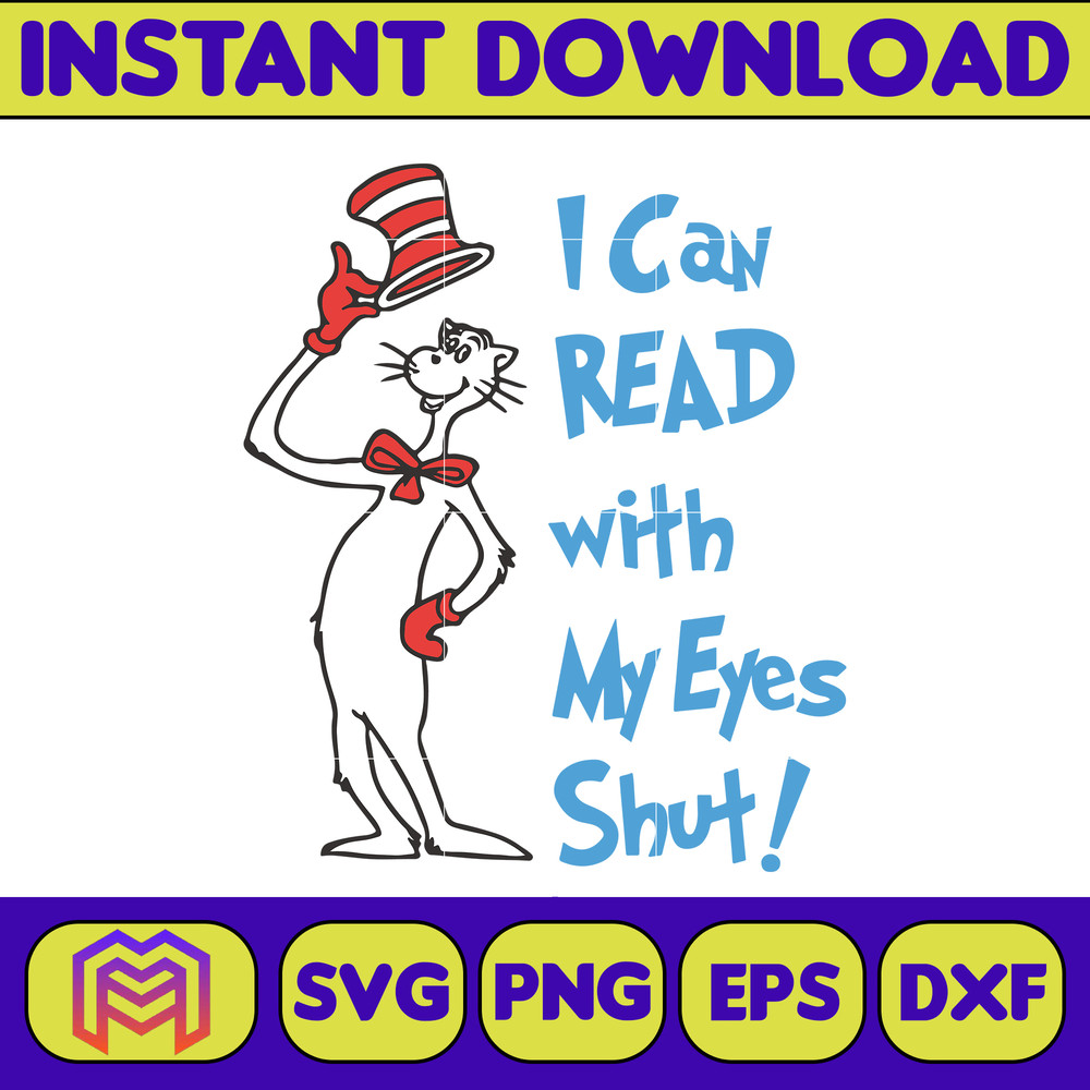 Dr Seuss Svg, Cat In The Hat SVG, Dr Seuss Hat SVG, Green Eggs And Ham Svg, Dr Seuss for Teachers Svg, Cricut, Thing Svg (237).jpg