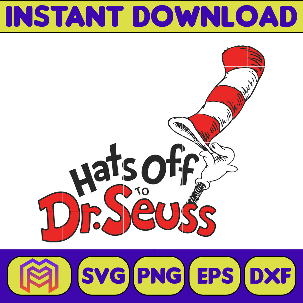 Dr Seuss Svg, Cat In The Hat SVG, Dr Seuss Hat SVG, Green Eggs And Ham Svg, Dr Seuss for Teachers Svg, Cricut, Thing Svg (243).jpg